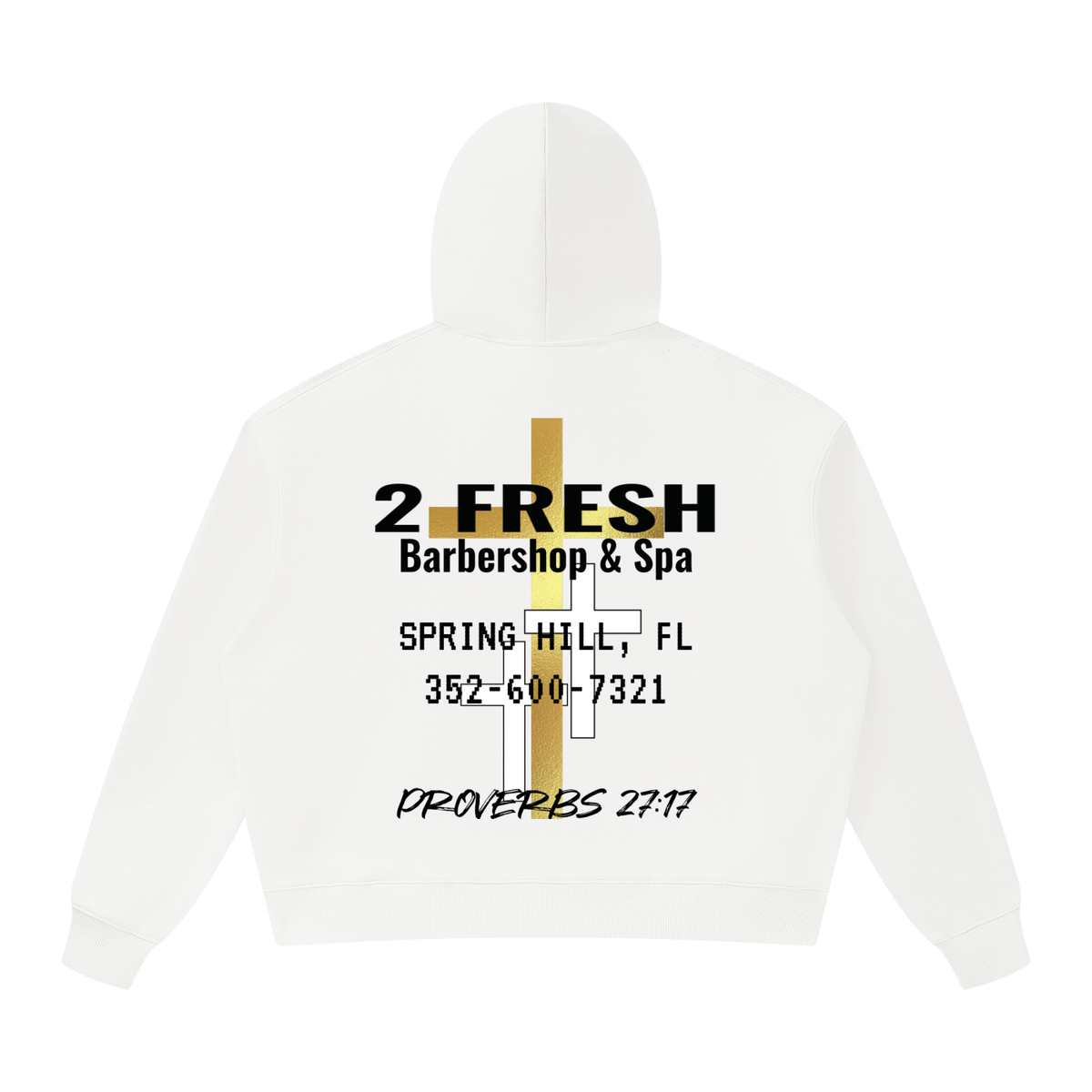 2 FRESH Unisex Oversized Heavyweight Hoodie