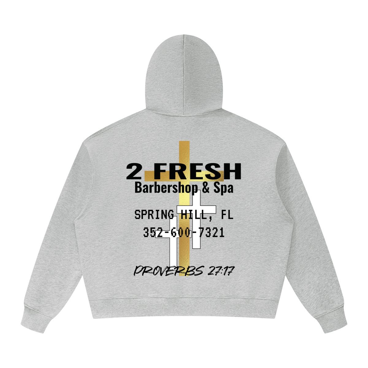 2 FRESH Unisex Oversized Heavyweight Hoodie